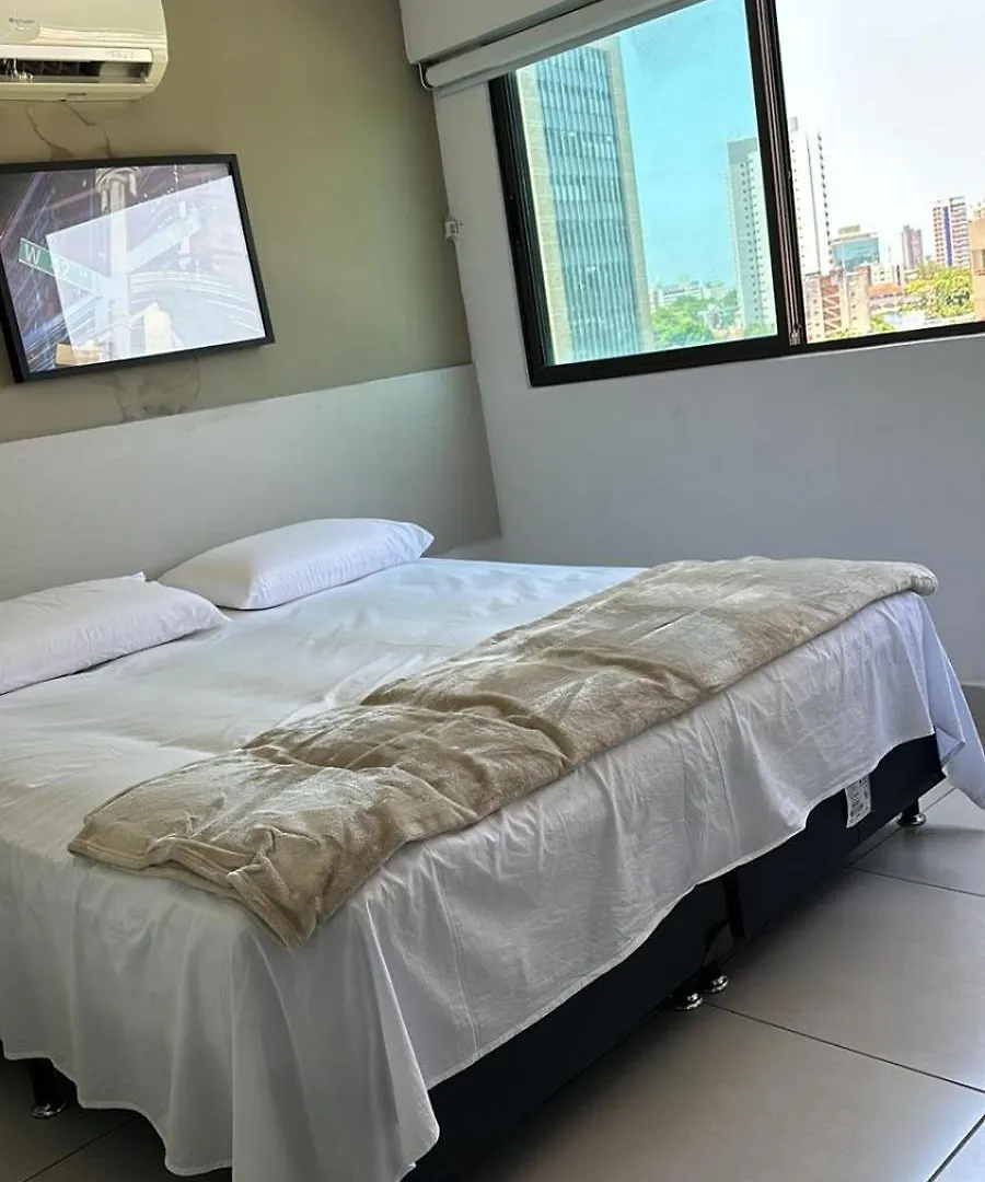 Апартаменты Flat Premium Recife - Ilha Do Leite Piscina Termica 0*,